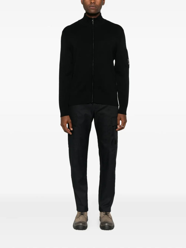 C.P. Company - Cardigan à Fermeture Zippée Noir
