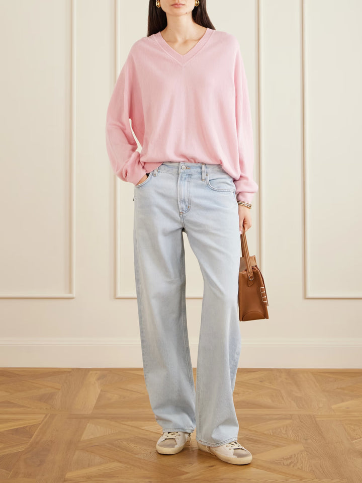 GOLDEN GOOSE FEMME - Basket Super Star en cuir blanc avec étoile a paillette