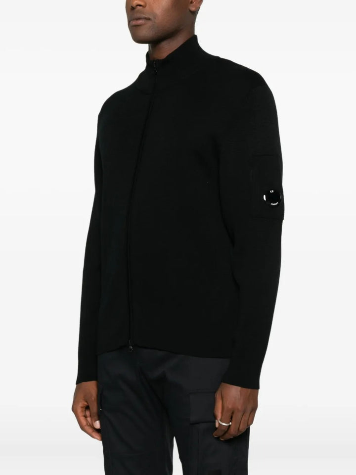 C.P. Company - Cardigan à Fermeture Zippée Noir