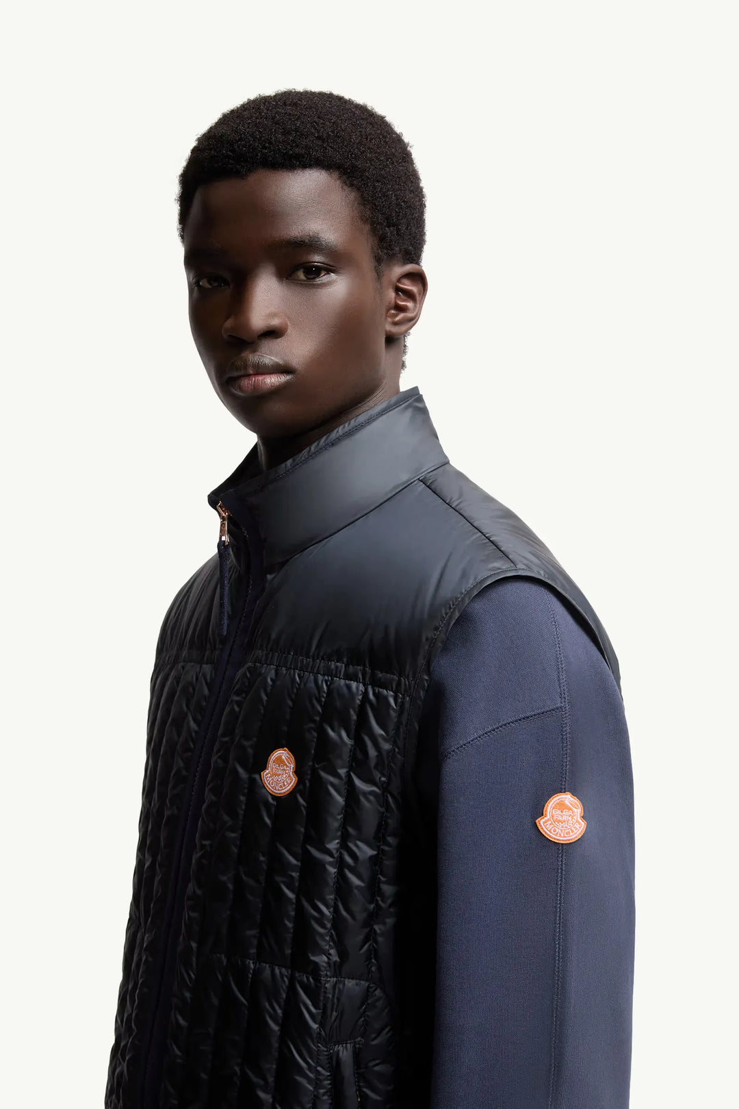 MONCLER GENIUS - Doudoune sans manches Tangerine Moncler x Gilga Farm by Donald Glover bleu