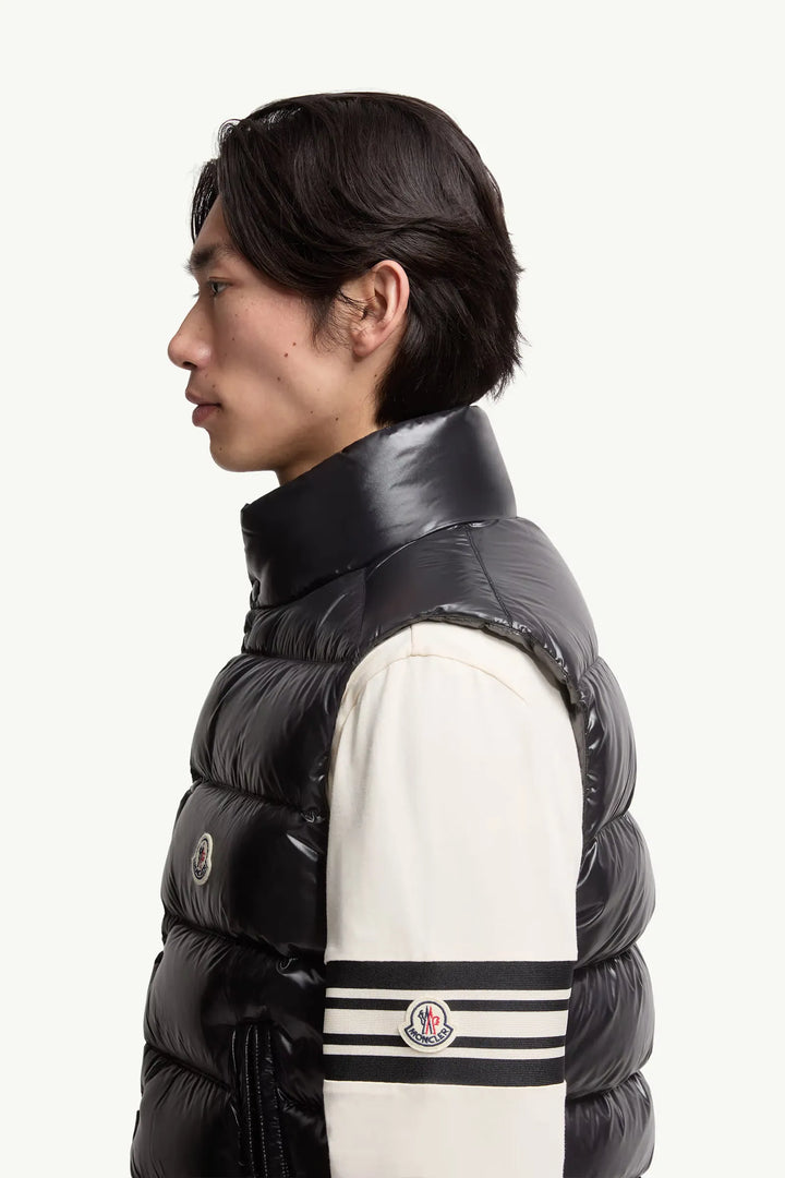 MONCLER - Doudoune sans manches Tibb noir