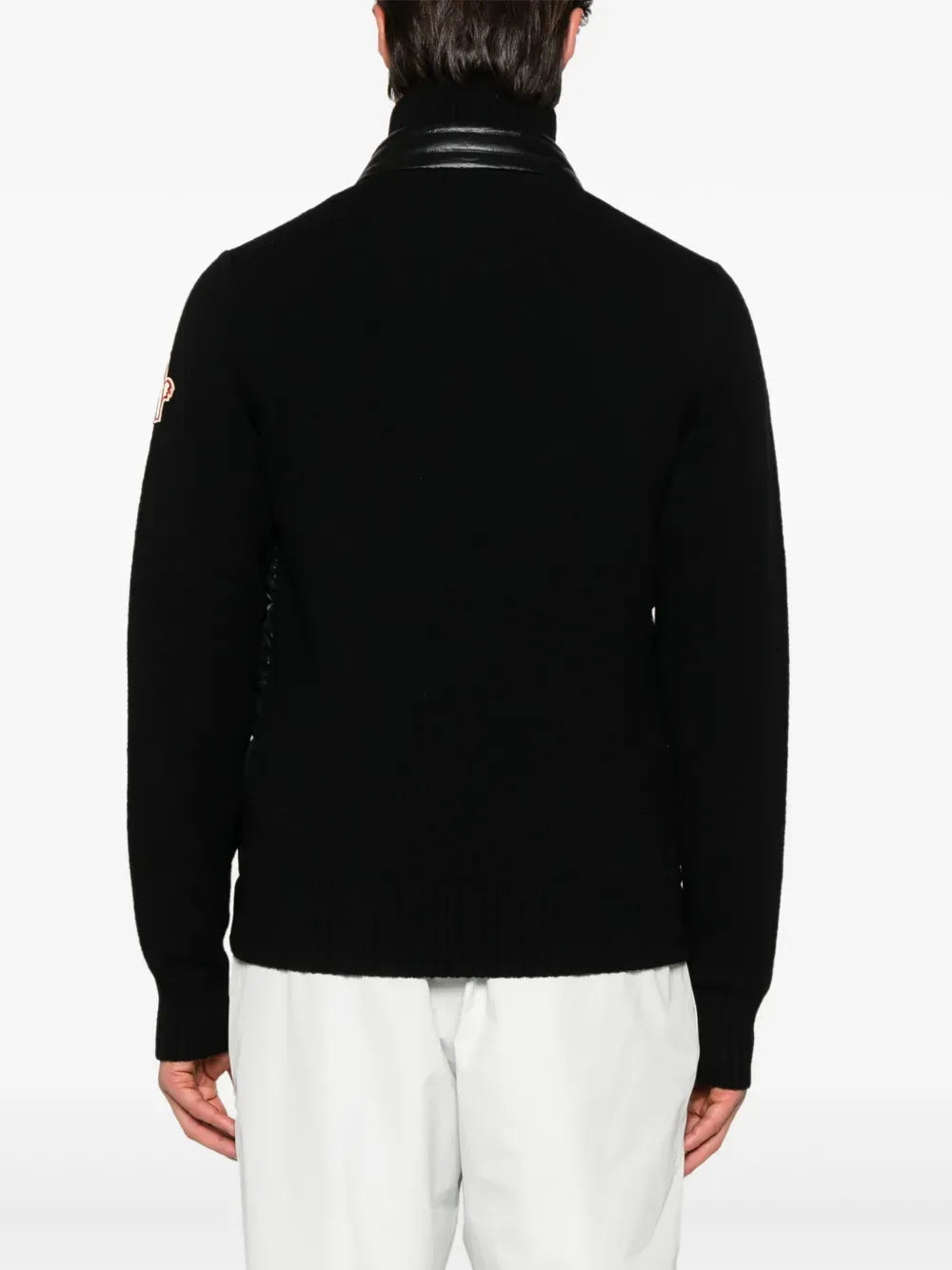 MONCLER GRENOBLE - Cardigans bi-matière noir