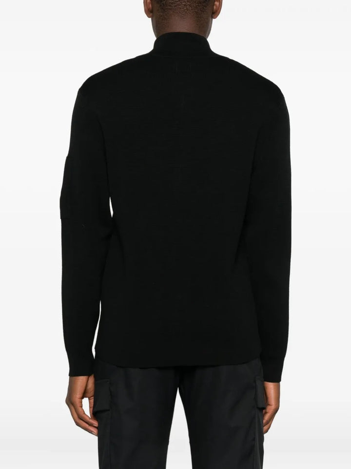 C.P. Company - Cardigan à Fermeture Zippée Noir