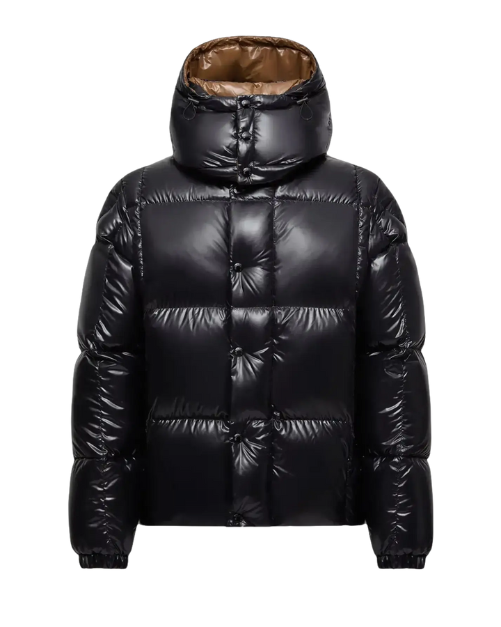 MONCLER - Doudoune courte à capuche Parana noir