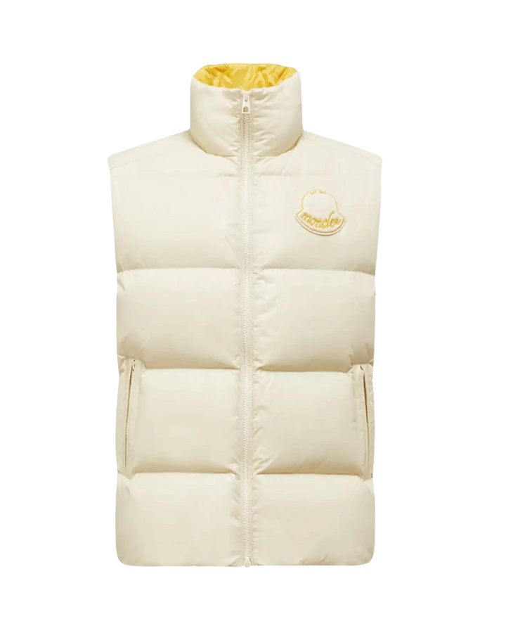 MONCLER - Doudoune sans manches Lipsi écru