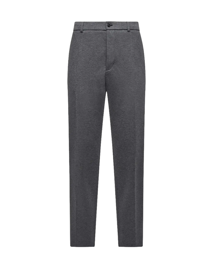 MONCLER - Pantalon en coton mélangé gris