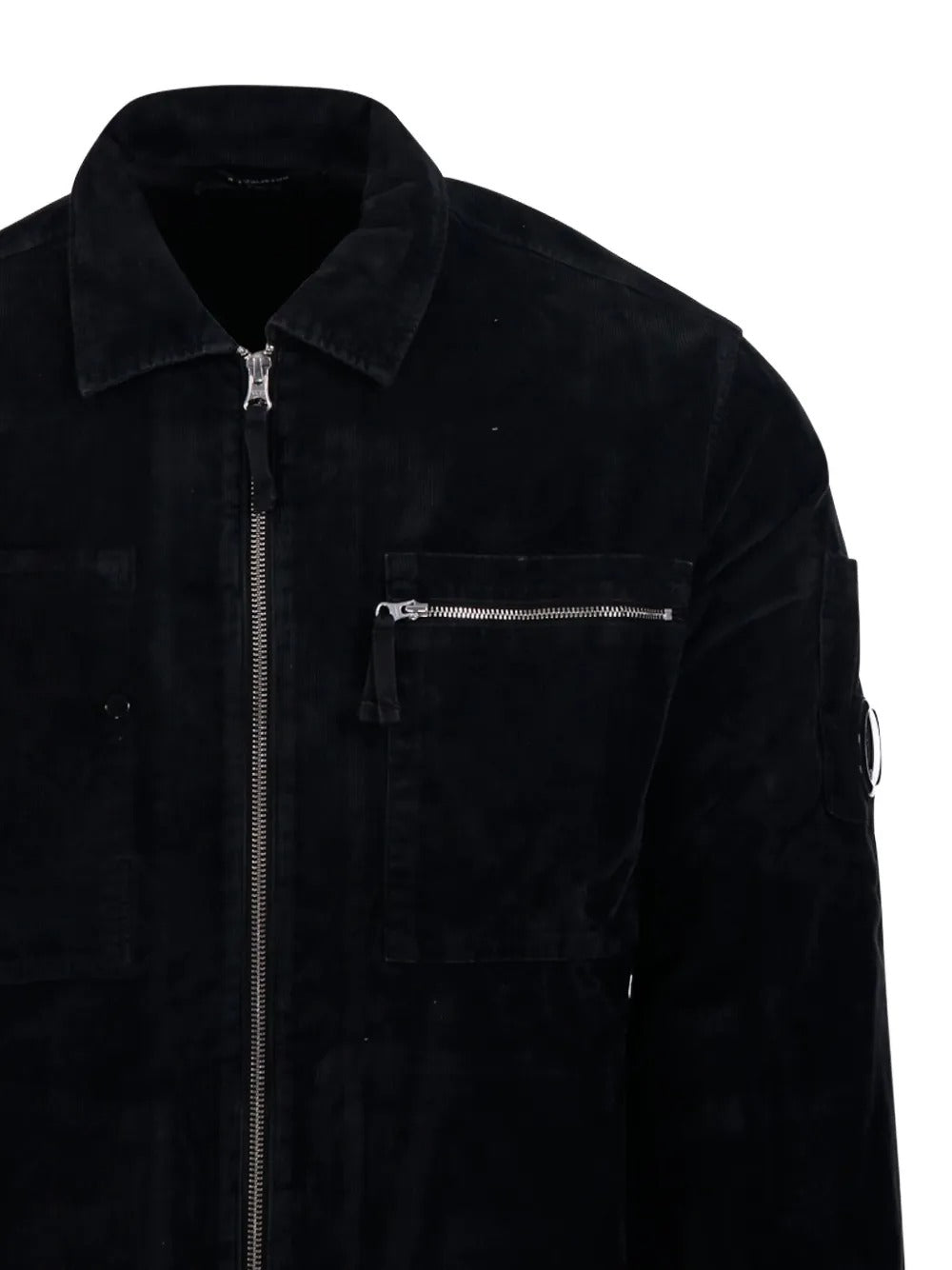 C.P. Company - Surchemise en Velours Côtelé Noir