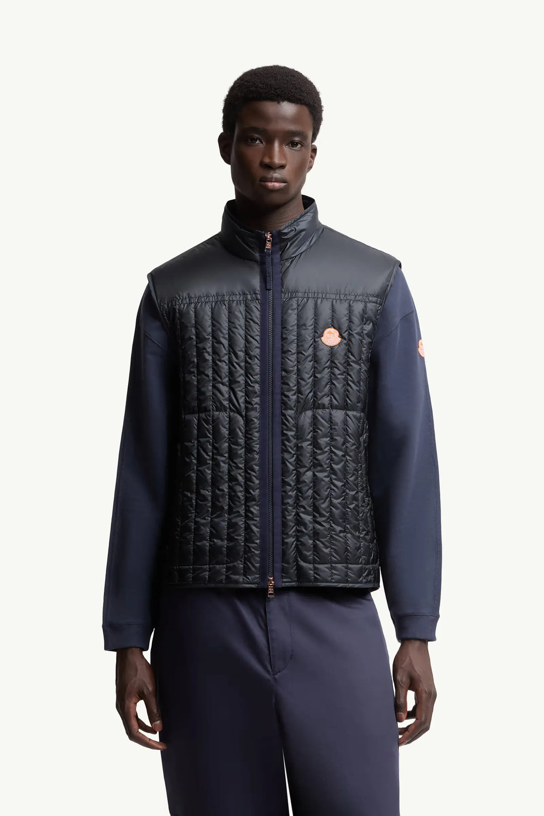 MONCLER GENIUS - Doudoune sans manches Tangerine Moncler x Gilga Farm by Donald Glover bleu