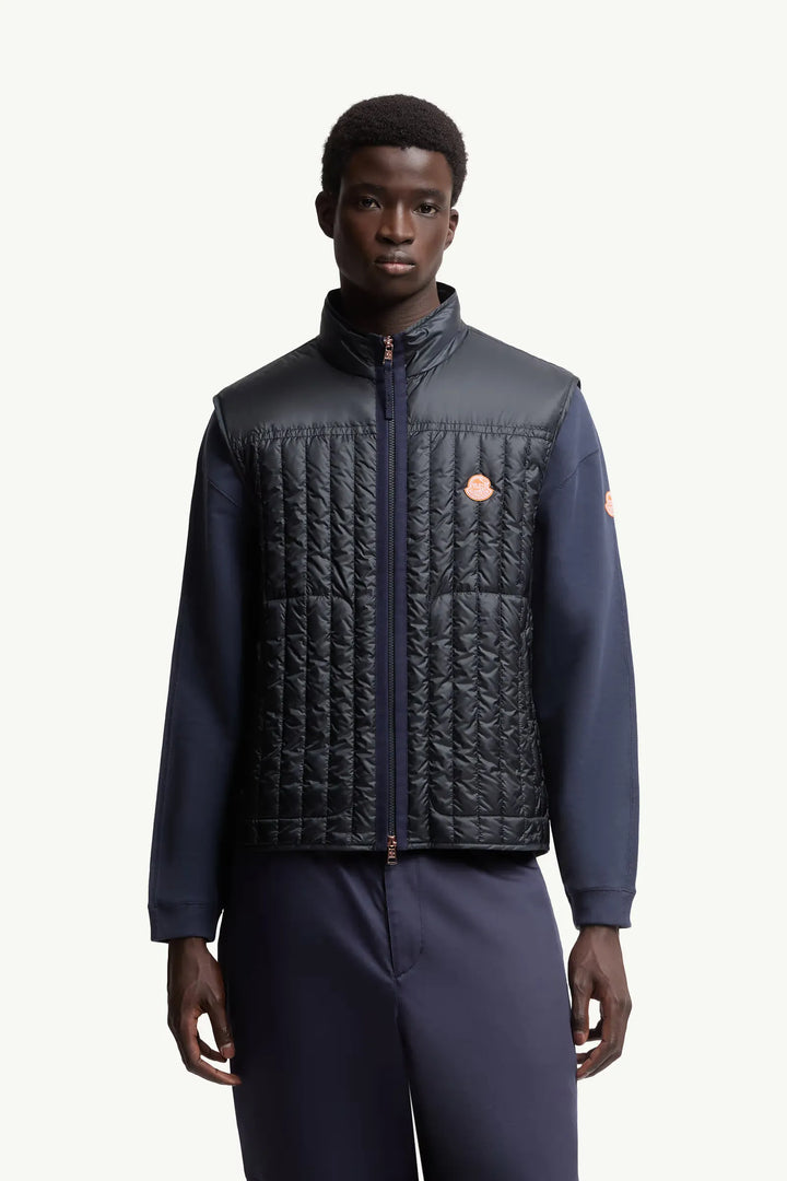 MONCLER GENIUS - Doudoune sans manches Tangerine Moncler x Gilga Farm by Donald Glover bleu