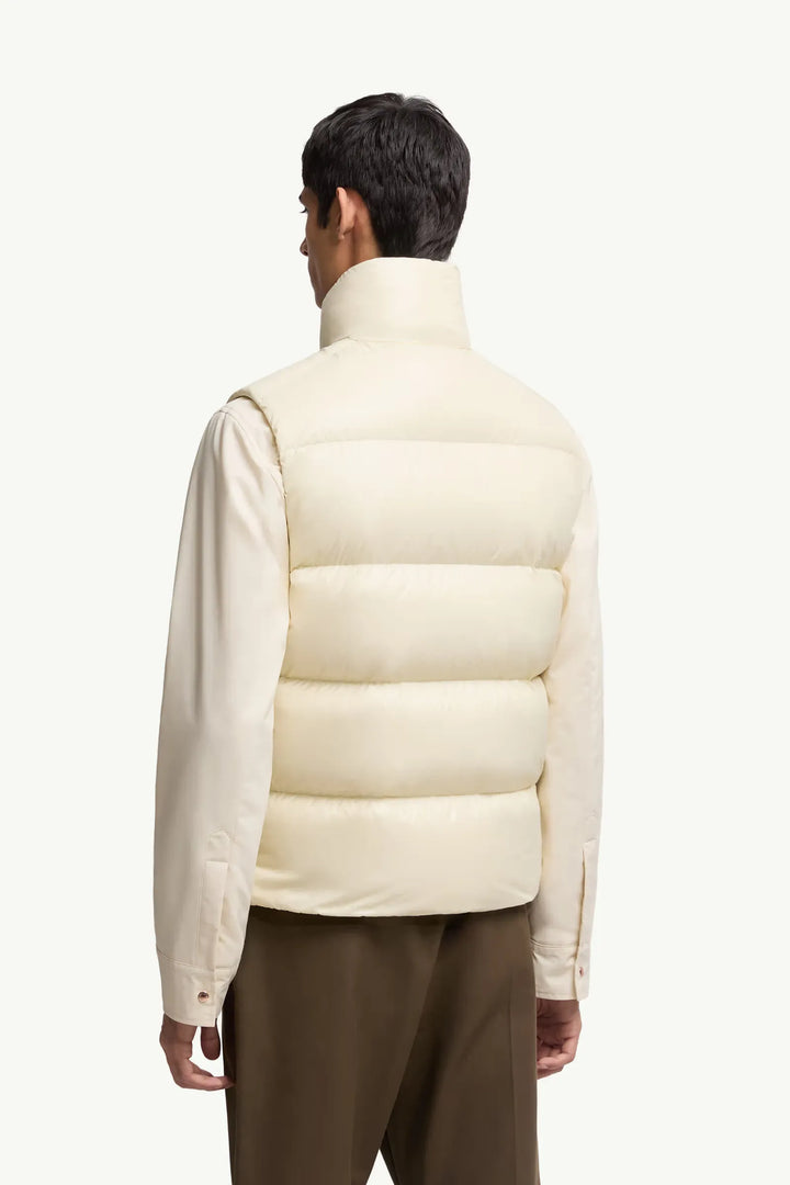 MONCLER - Doudoune sans manches Lipsi écru