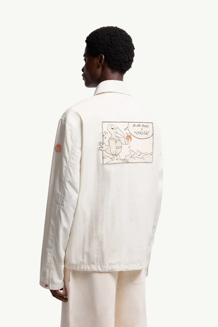MONCLER GENIUS - Veste-chemise Satsuma Moncler x Gilga Farm by Donald Glover écru
