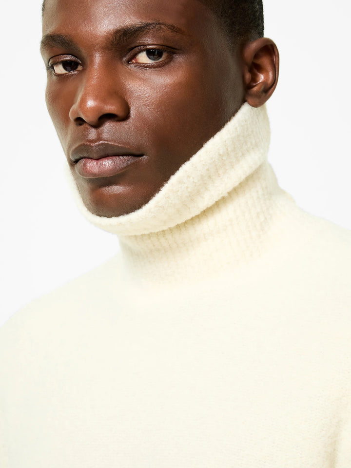 RRD - Pull Boucle Turtleneck Knit Beige