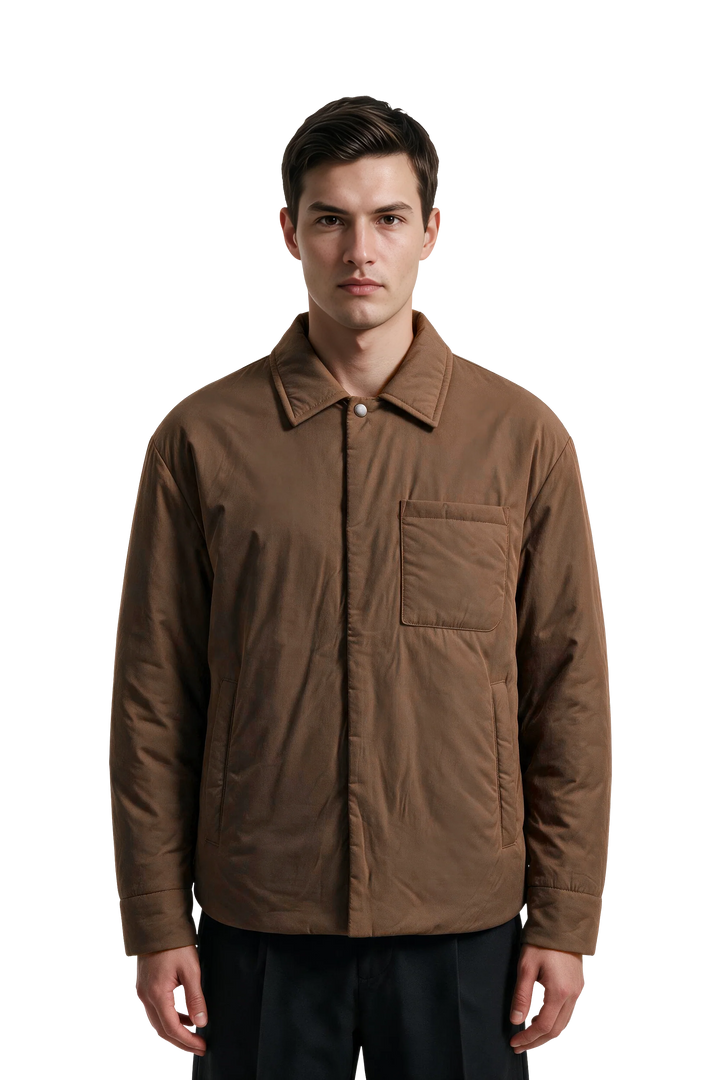 NOMAKA - Blouson rembourré léger Vial Marron