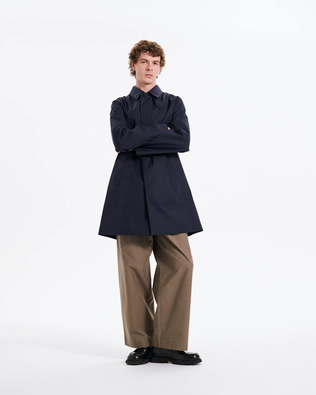 MACKINTOSH - Manteau mi-long Dunoon Raintec® Bleu Marine