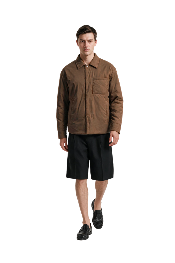 NOMAKA - Blouson rembourré léger Vial Marron