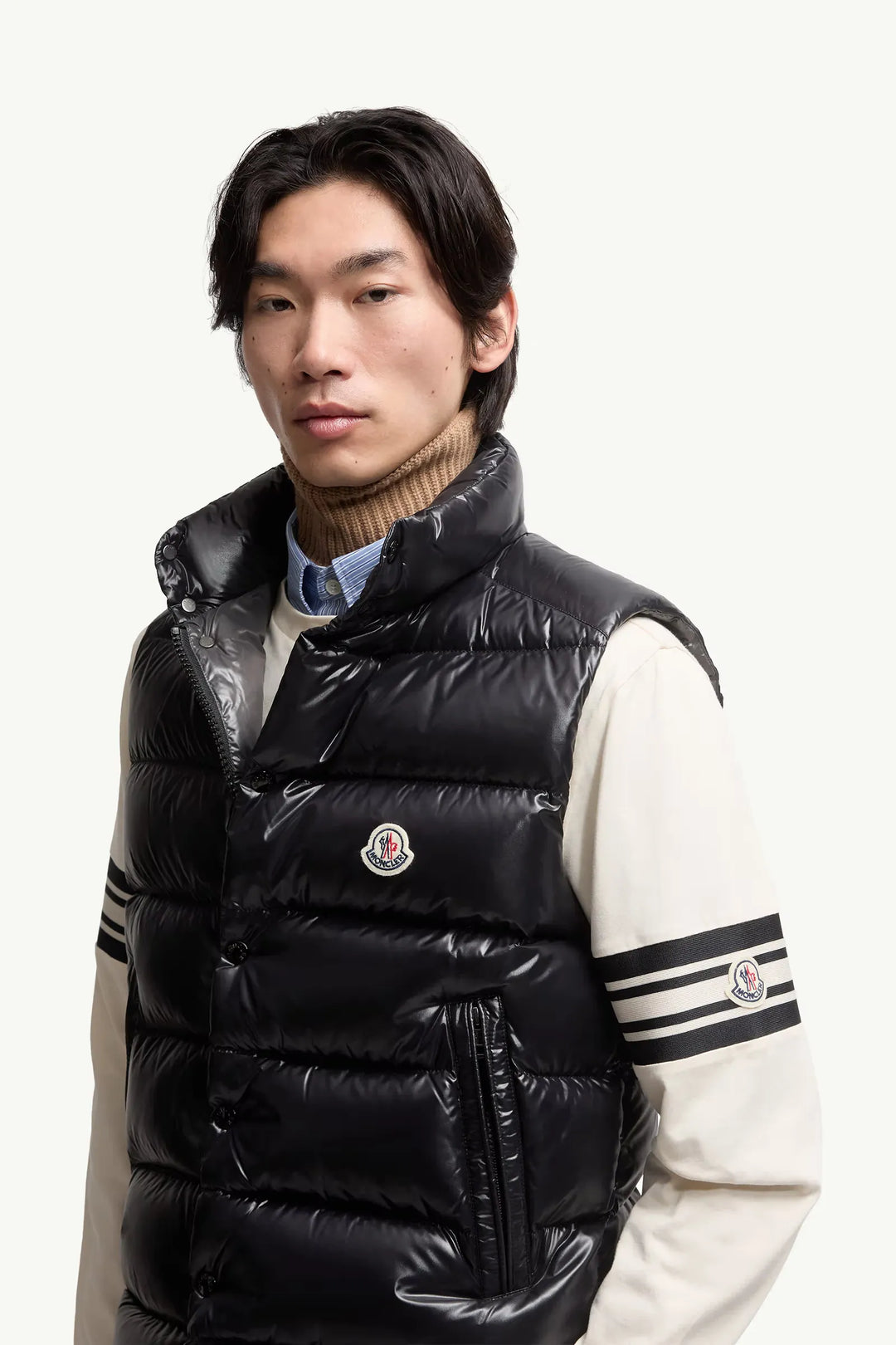 MONCLER - Doudoune sans manches Tibb noir