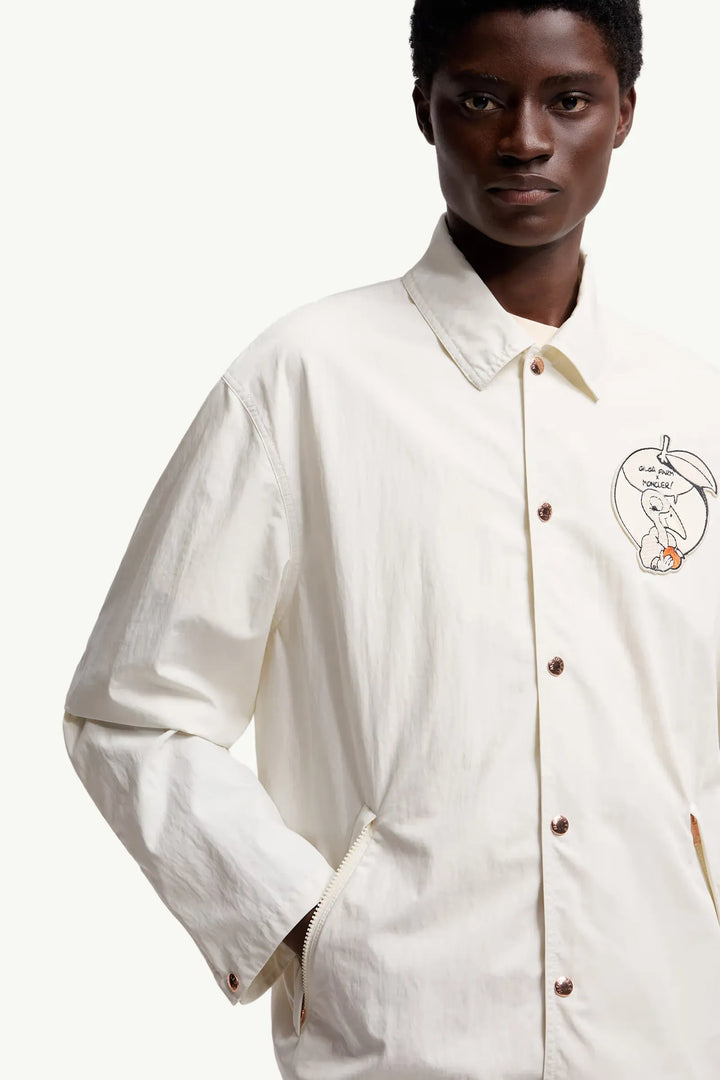 MONCLER GENIUS - Veste-chemise Satsuma Moncler x Gilga Farm by Donald Glover écru