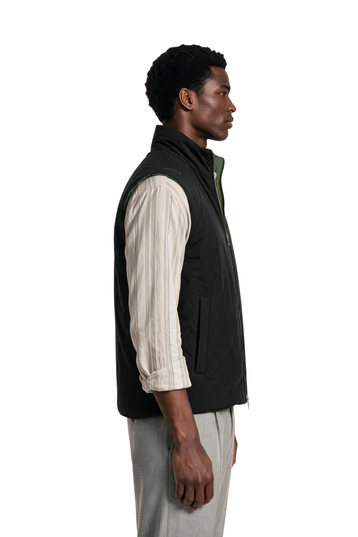 NOMAKA - Gilet léger Alvier Noir/Vert