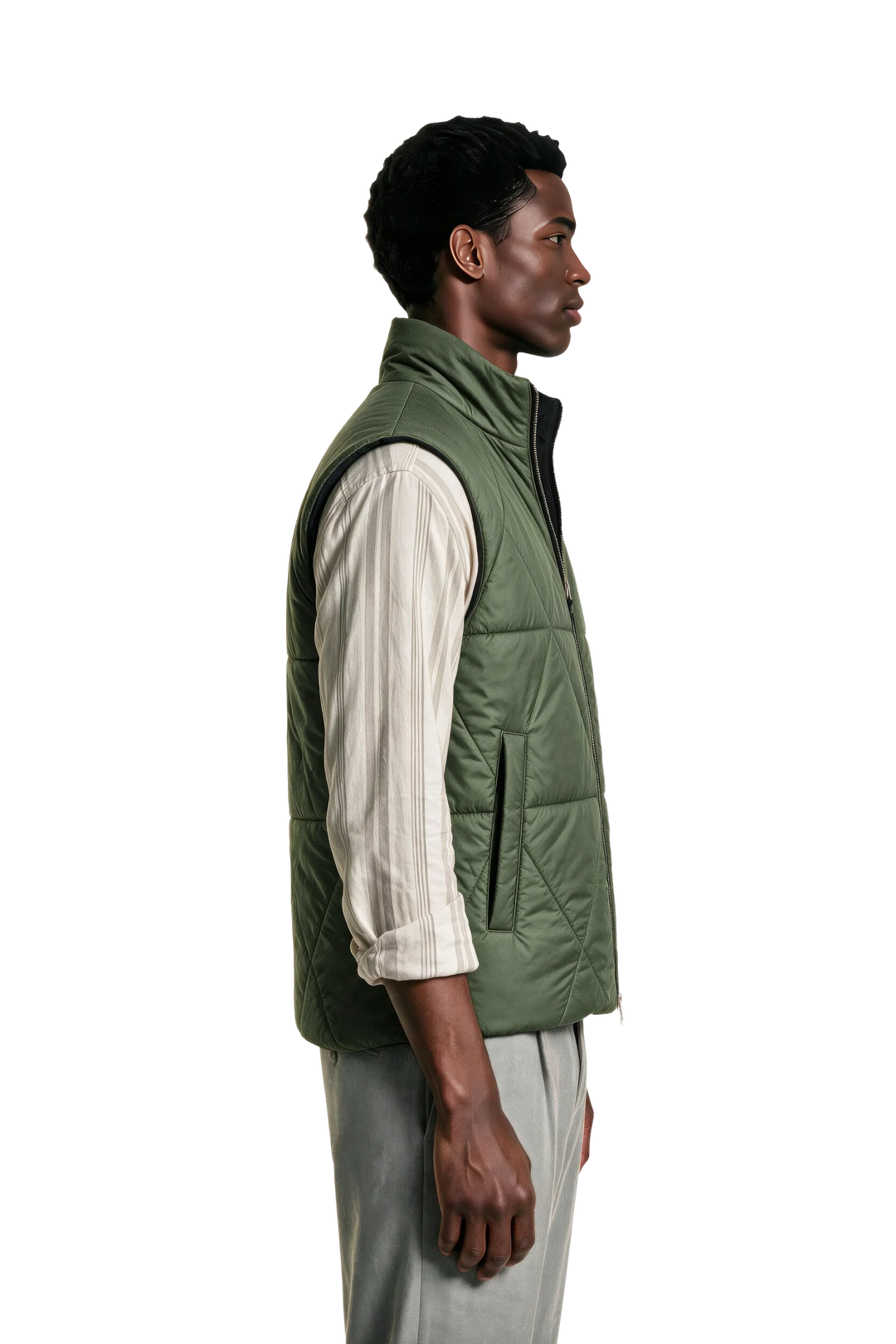 NOMAKA - Gilet léger Alvier Noir/Vert