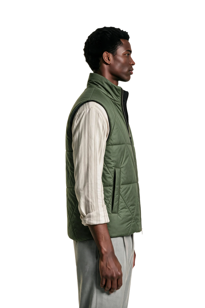NOMAKA - Gilet léger Alvier Noir/Vert