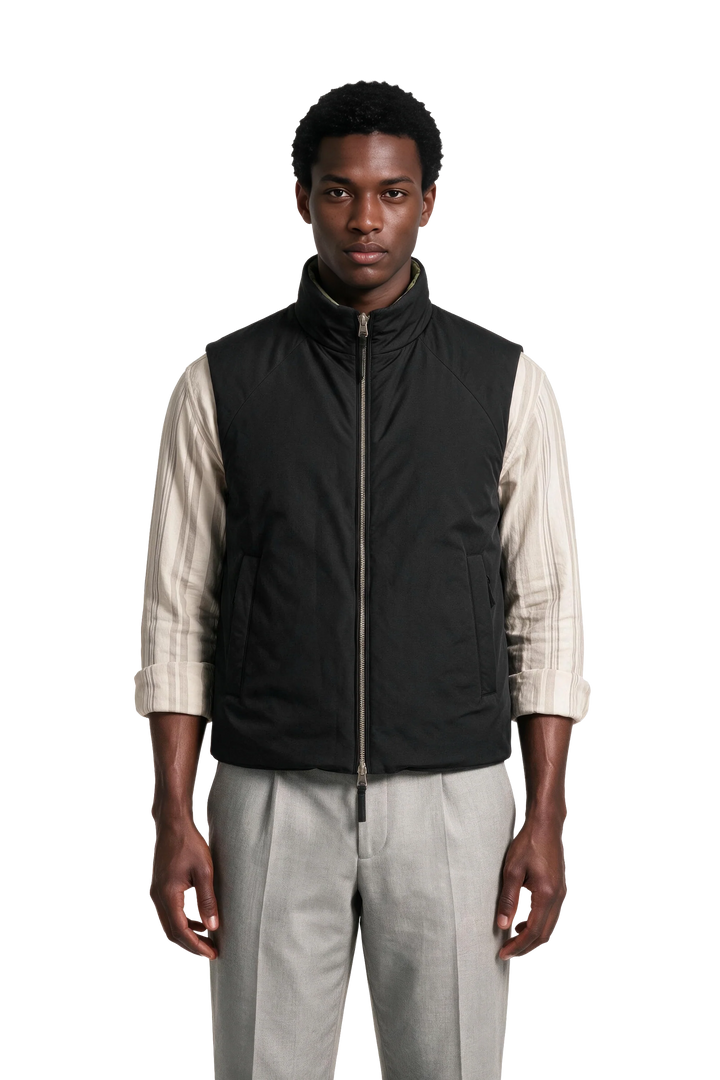 NOMAKA - Gilet léger Alvier Noir/Vert