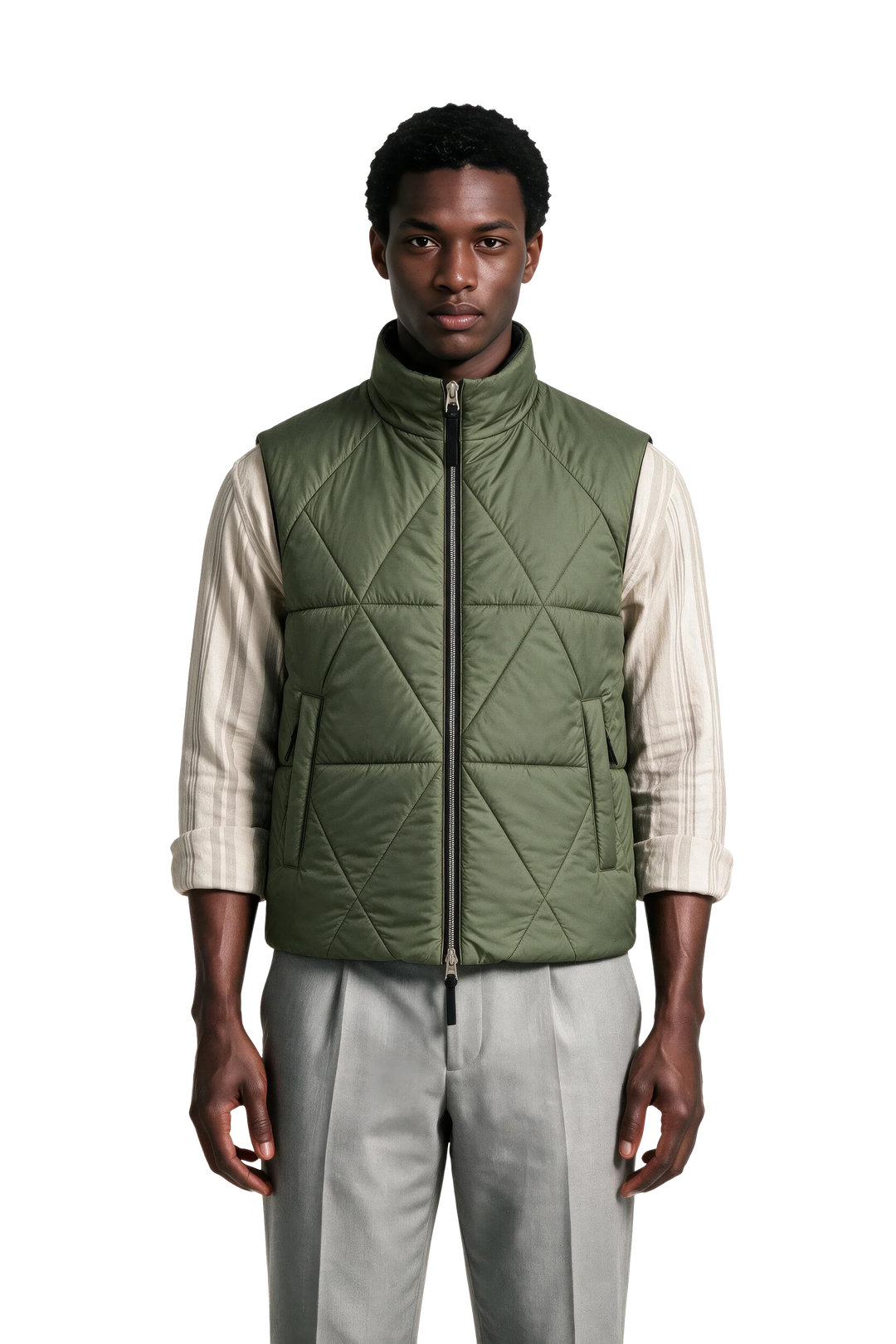 NOMAKA - Gilet léger Alvier Noir/Vert