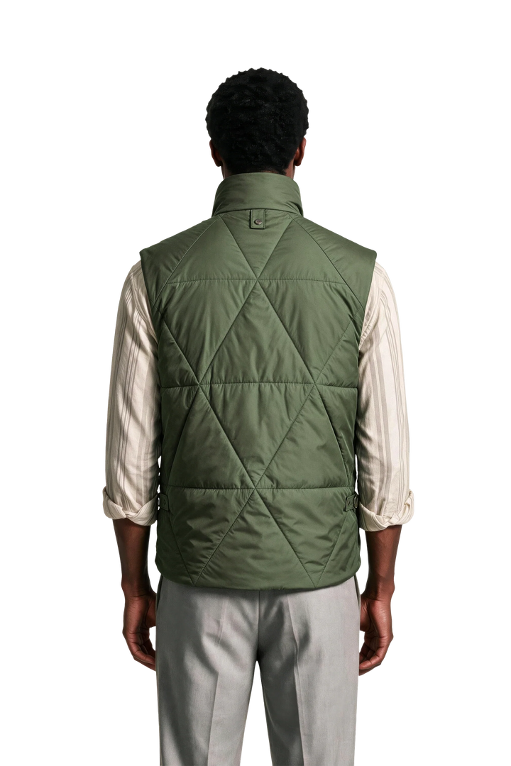 NOMAKA - Gilet léger Alvier Noir/Vert