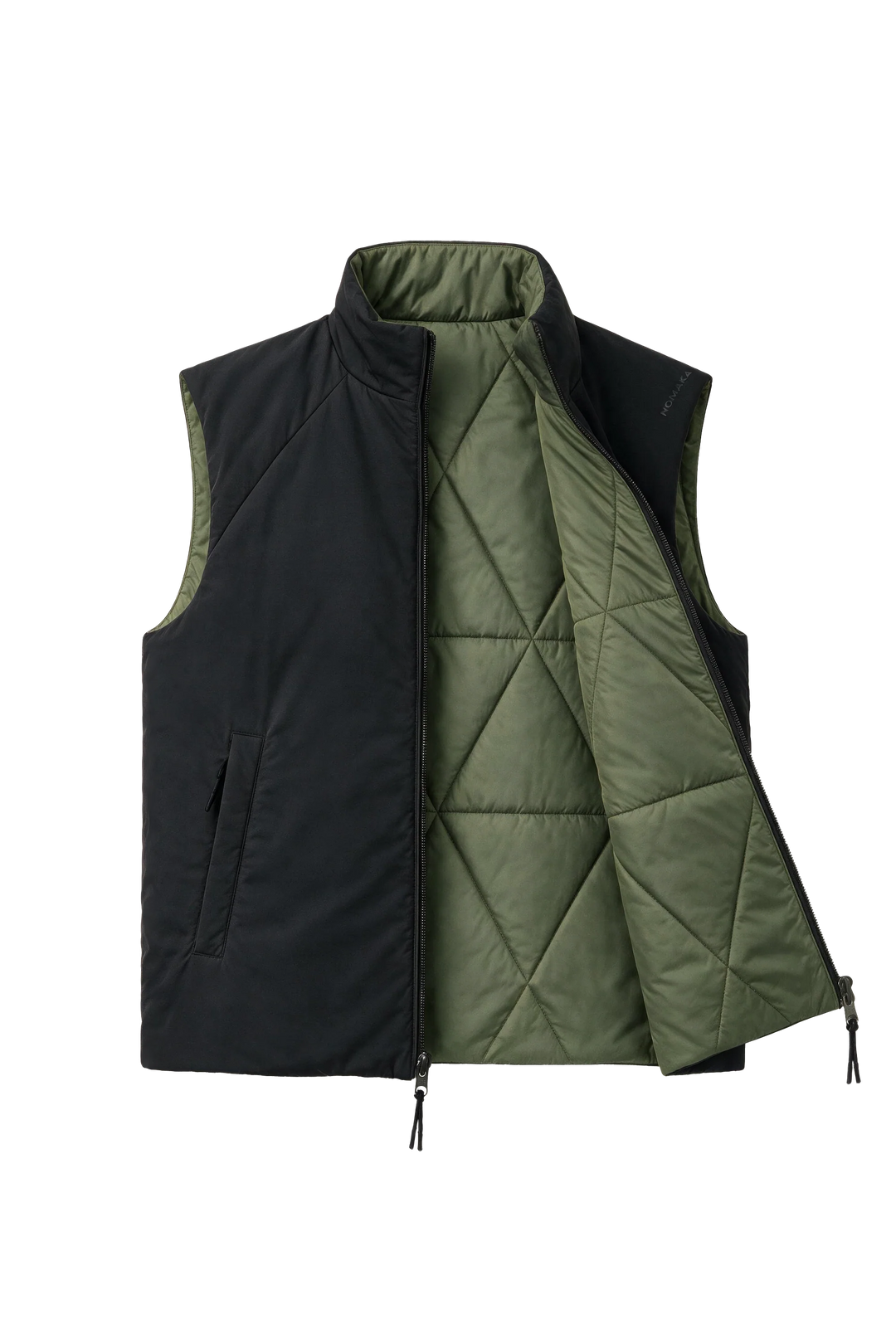 NOMAKA - Gilet léger Alvier Noir/Vert