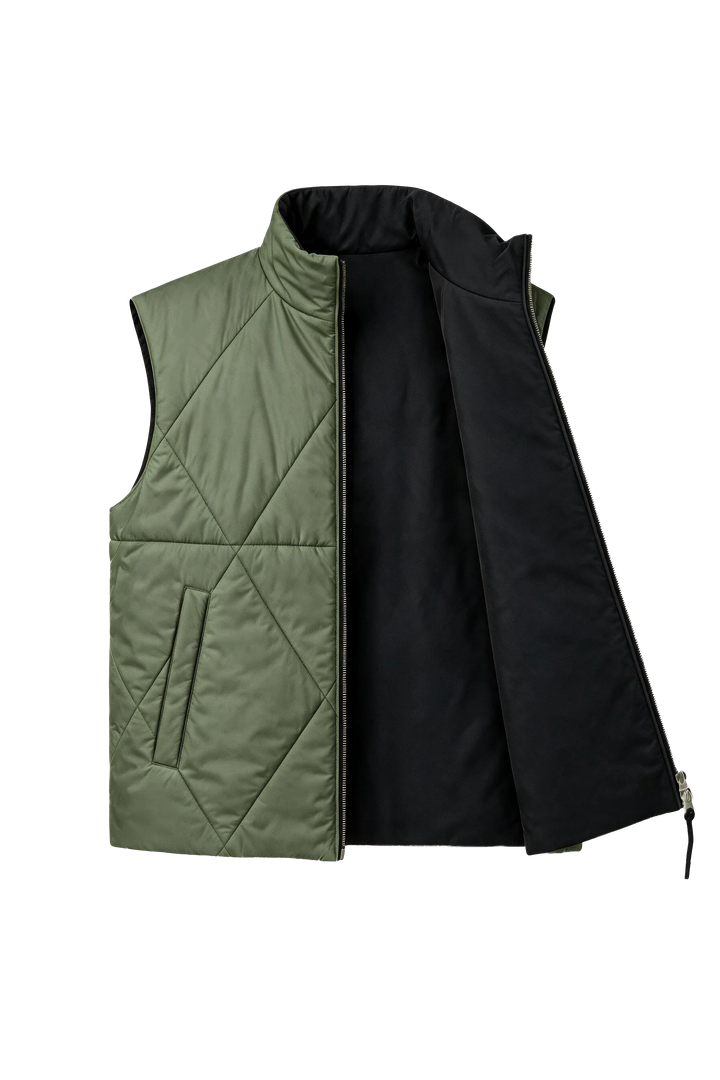 NOMAKA - Gilet léger Alvier Noir/Vert