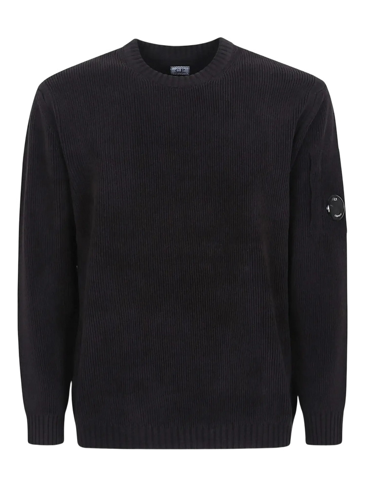 C.P. COMPANY - Sweat en Cotton Chenille Crewneck Sweater
