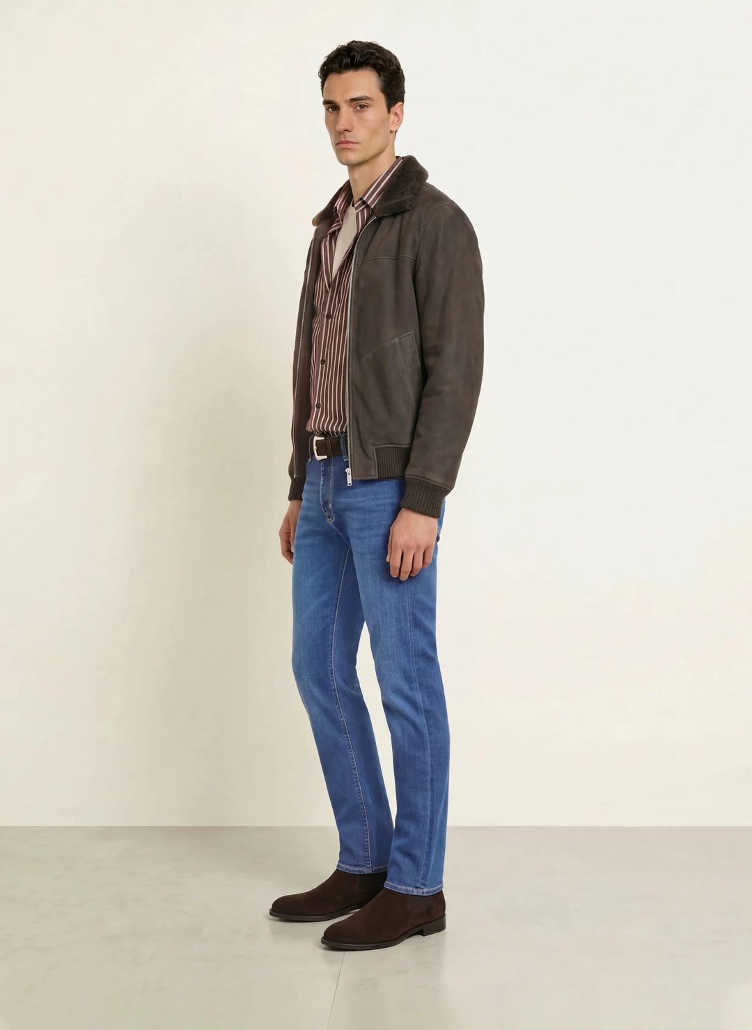 JACOB COHEN - Jean Bard coupe slim Bleu moyen - Lothaire