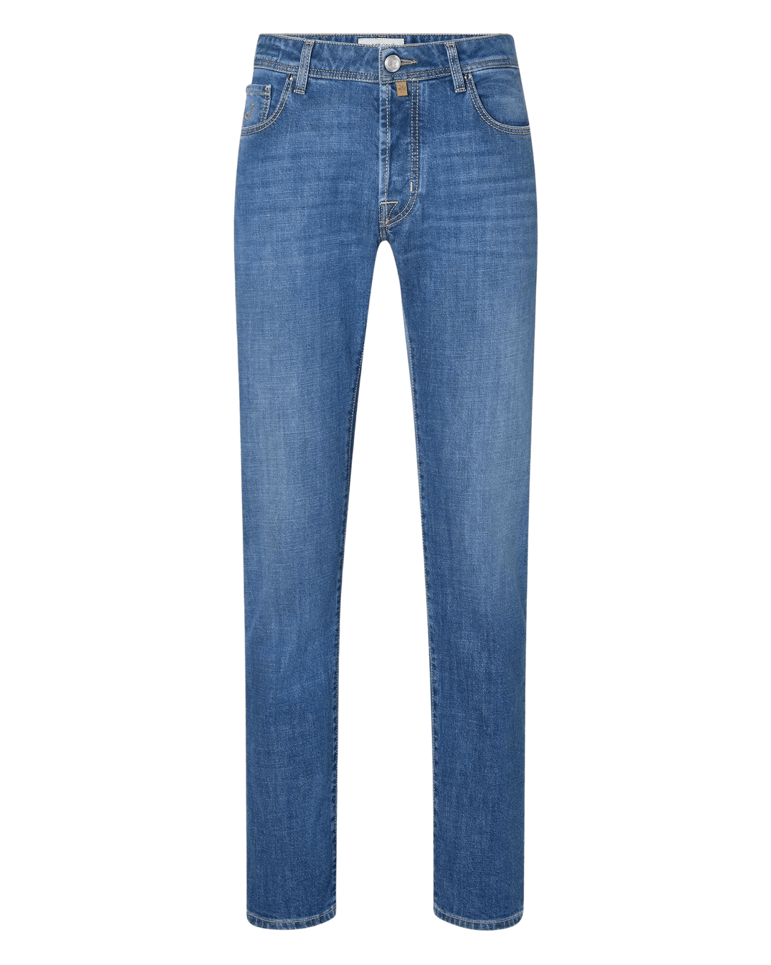 JACOB COHËN - Jean Bard Regular-Slim en denim stretch Bleu moyen délavé - Lothaire