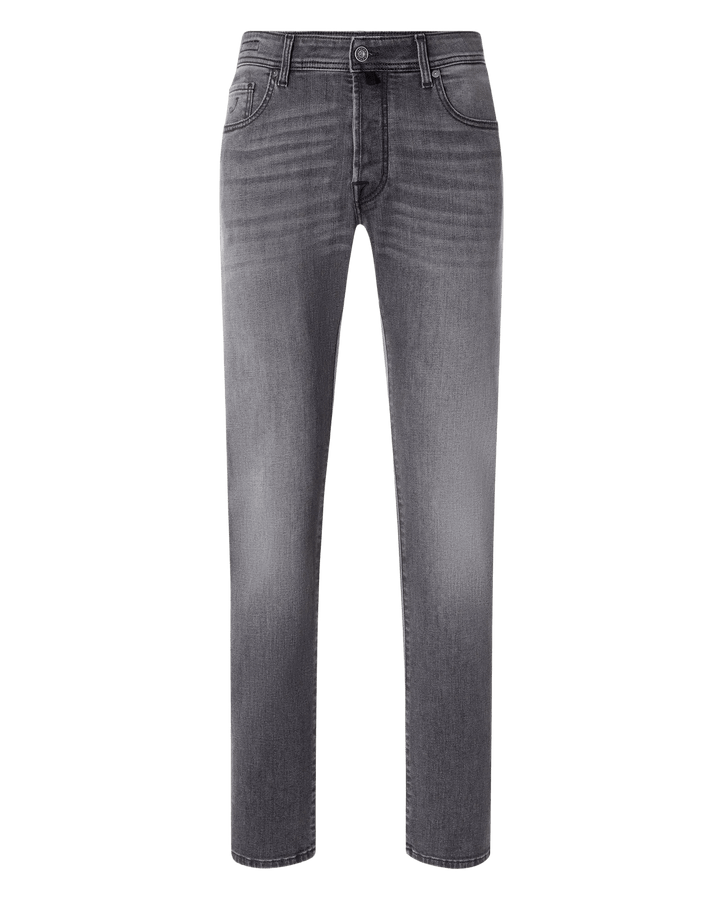 JACOB COHËN - Jean Bard Regular-Slim en denim stretch Noir délavé - Lothaire