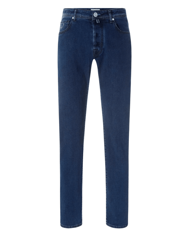 JACOB COHËN - Jean Bard Regular-Slim en denim Super Stretch Bleu foncé - Lothaire