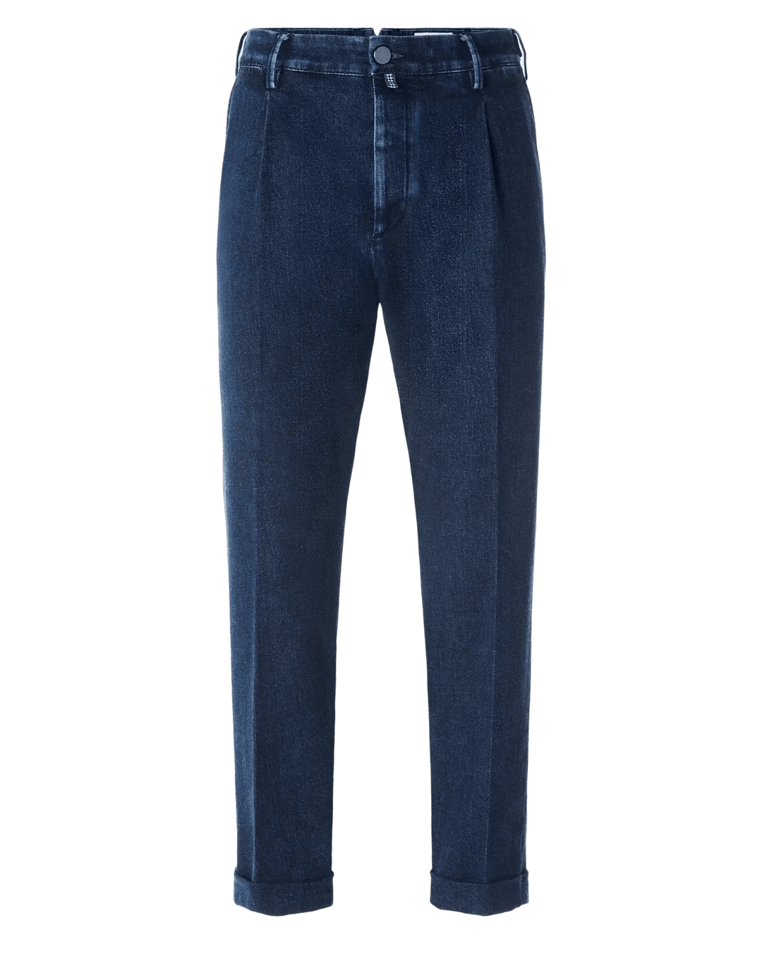 JACOB COHEN - Jean chino Henry en coton et cachemire Bleu marine - Lothaire