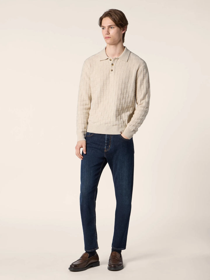 JACOB COHËN - Jean Jude Tapered en denim stretch Bleu foncé - Lothaire