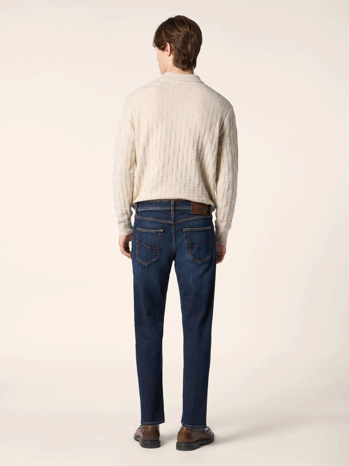 JACOB COHËN - Jean Jude Tapered en denim stretch Bleu foncé - Lothaire