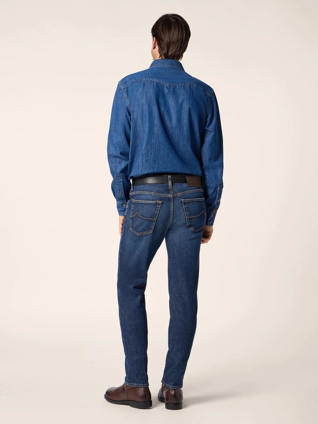 JACOB COHEN - Jean Scott Carrot Slim Bleu foncé - Lothaire