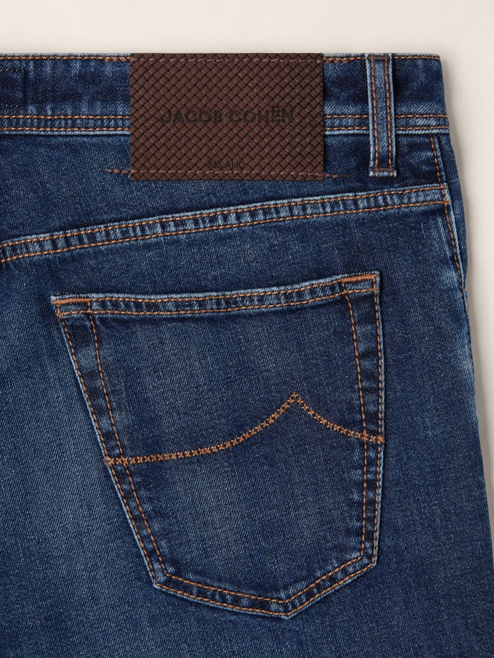 JACOB COHEN - Jean Scott Carrot Slim Bleu foncé - Lothaire