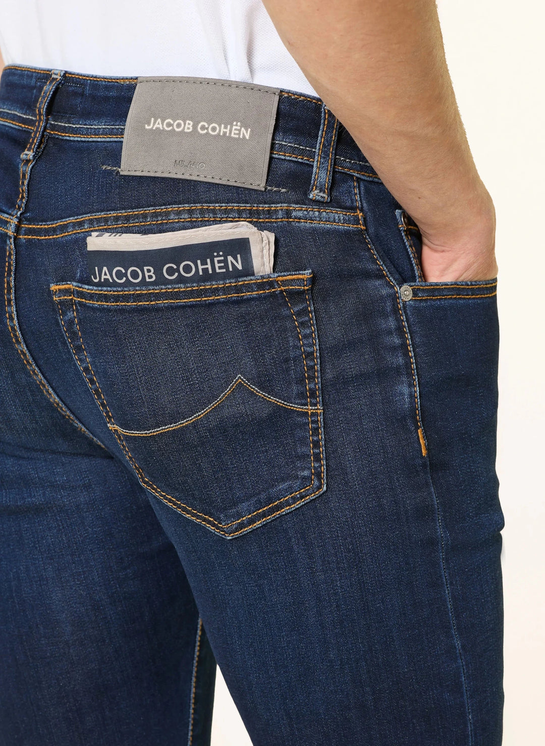 JACOB COHEN - Jeans BARD slim fit Bleu foncé - Lothaire