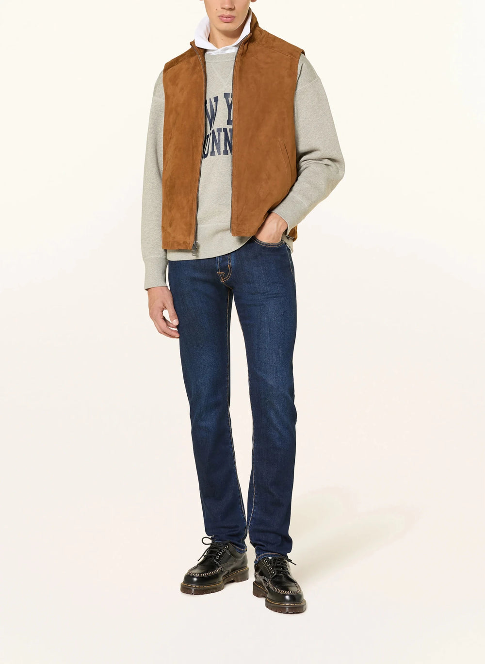 JACOB COHEN - Jeans BARD slim fit Bleu foncé - Lothaire