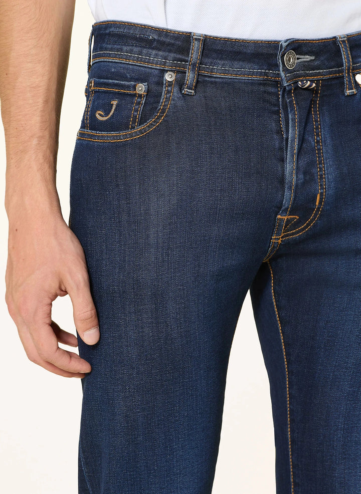 JACOB COHEN - Jeans BARD slim fit Bleu foncé - Lothaire