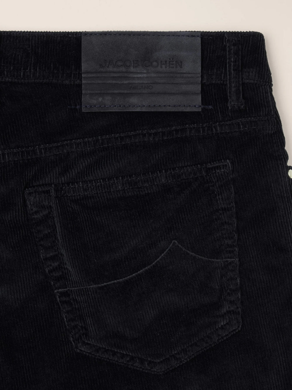 JACOB COHËN - Pantalon Bard Regular-Slim en velours côtelé Bleu marine - Lothaire
