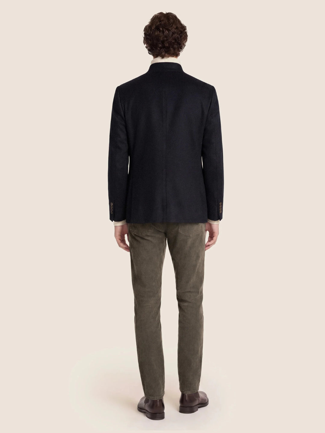 JACOB COHËN - Pantalon Bard Regular-Slim en velours côtelé stretch Taupe - Lothaire