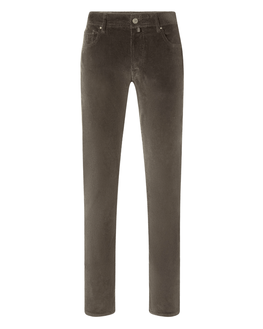 JACOB COHËN - Pantalon Bard Regular-Slim en velours côtelé stretch Taupe - Lothaire