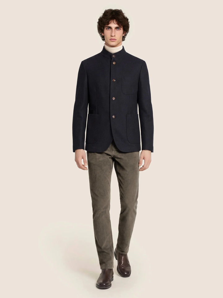 JACOB COHËN - Pantalon Bard Regular-Slim en velours côtelé stretch Taupe - Lothaire