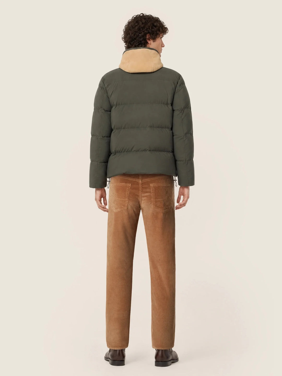 JACOB COHËN - Pantalon Edo Regular-Straight en velours côtelé Marron caramel - Lothaire