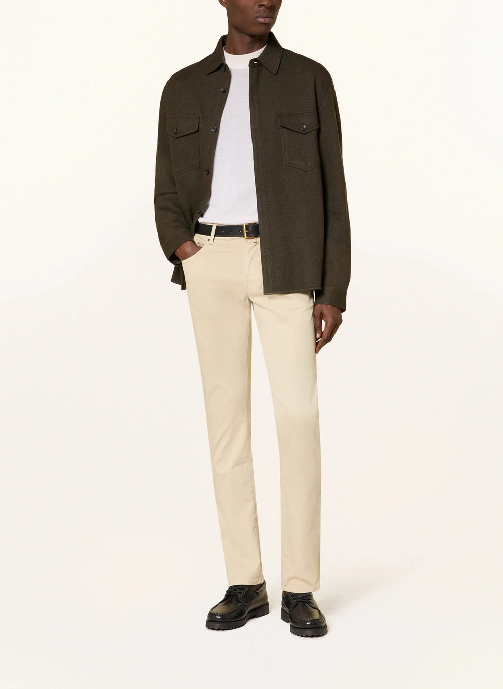 JACOB COHEN - Slim fit Bobby Beige clair - Lothaire