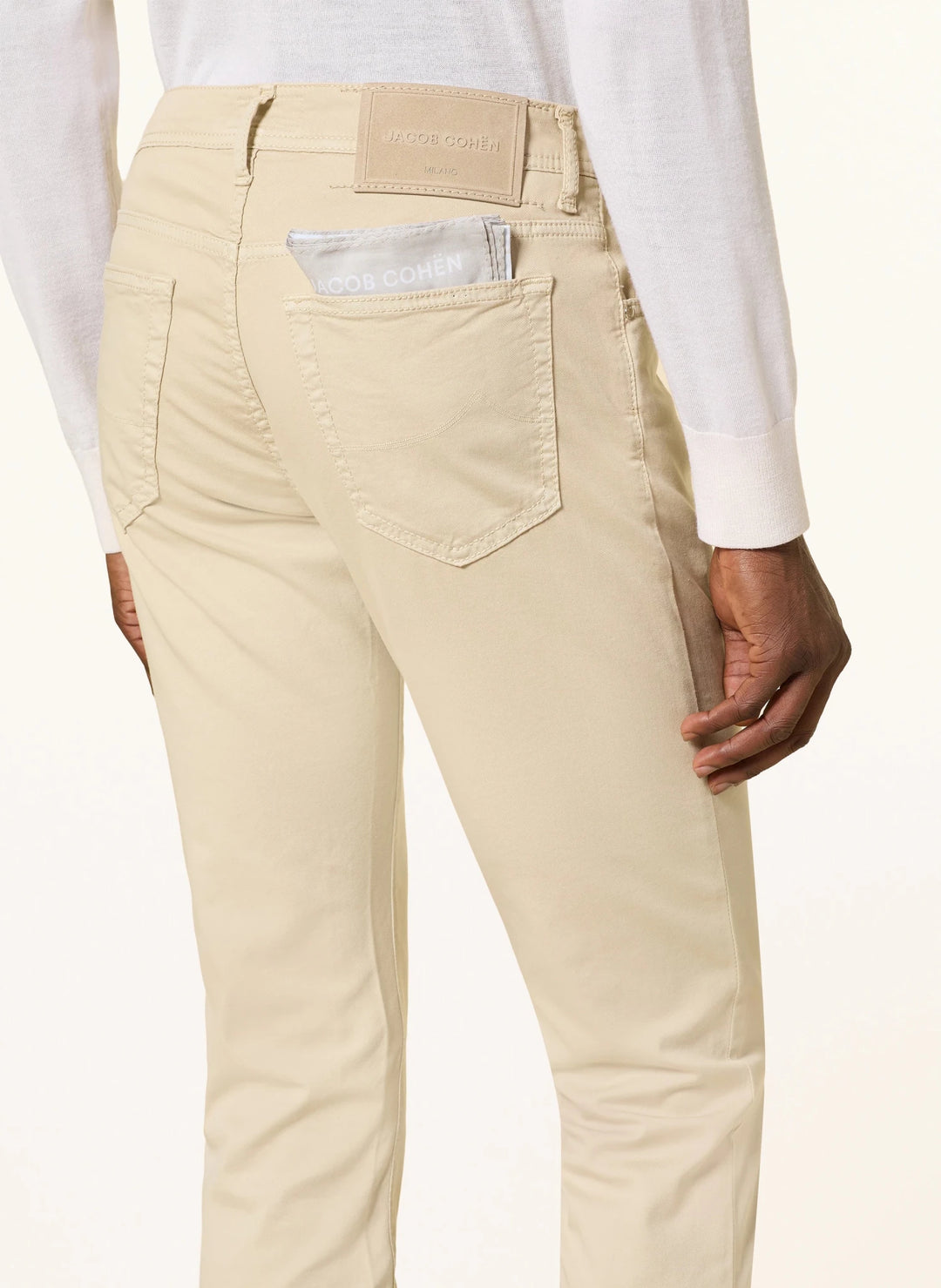 JACOB COHEN - Slim fit Bobby Beige clair - Lothaire