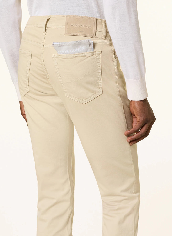 JACOB COHEN - Slim fit Bobby Beige clair - Lothaire